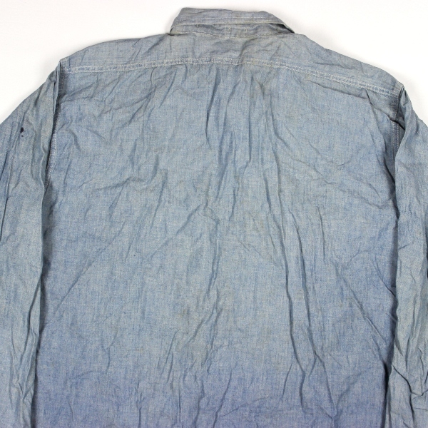 US Navy chambray utility shirt - Identified