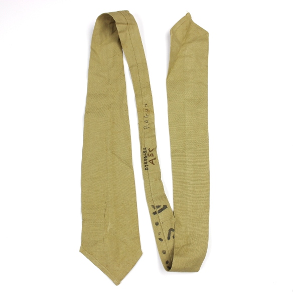 USMC enlisted men khaki / tan dress neck tie - identified