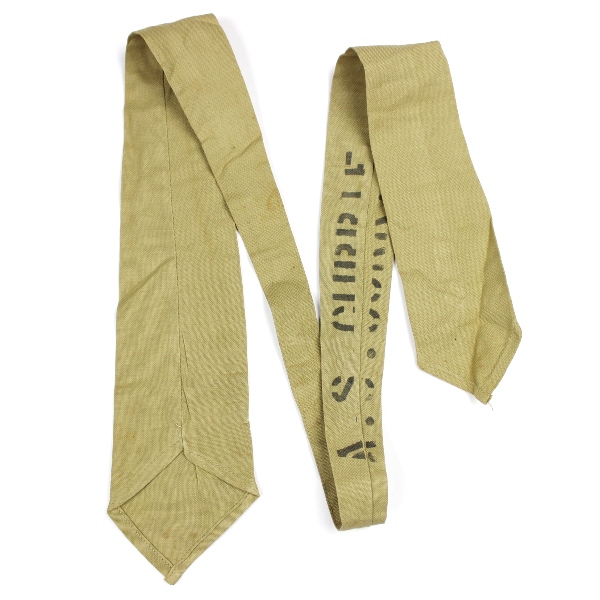 USMC enlisted men khaki / tan dress neck tie - identified