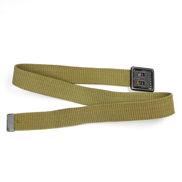 M1937 enlisted men cotton webbing trousers belt - JQMD 43