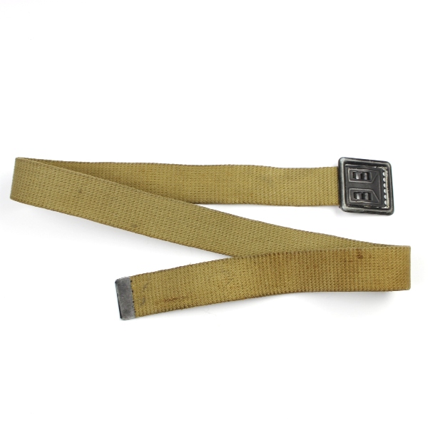 M1937 enlisted men cotton webbing trousers belt - JQMD 43