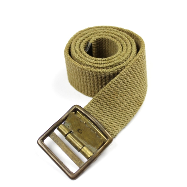 USMC enlisted men cotton webbing trousers belt