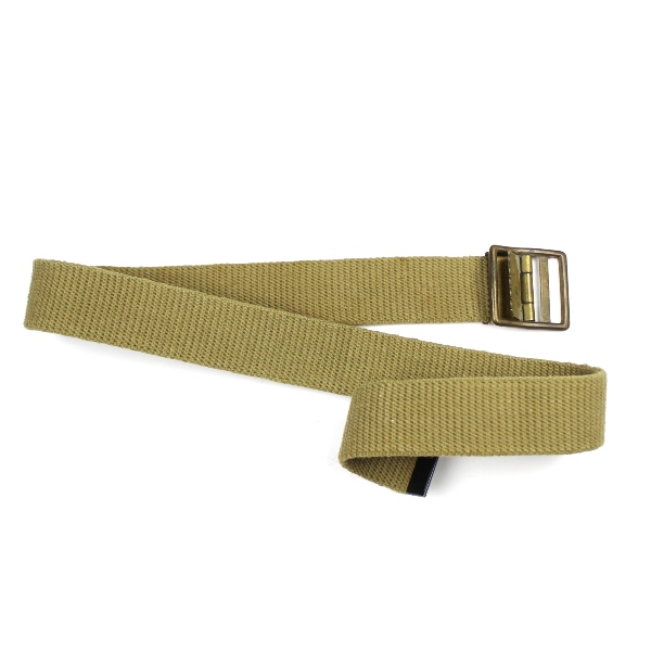 USMC enlisted men cotton webbing trousers belt