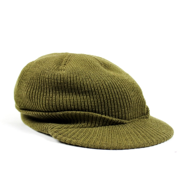 M1941 wool knit Jeep / beanie cap - Medium - Mint