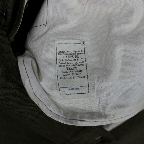 Australian made Ike jacket - M37 trousers and shirt