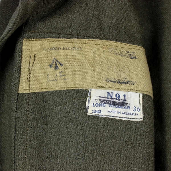 Australian made Ike jacket - M37 trousers and shirt