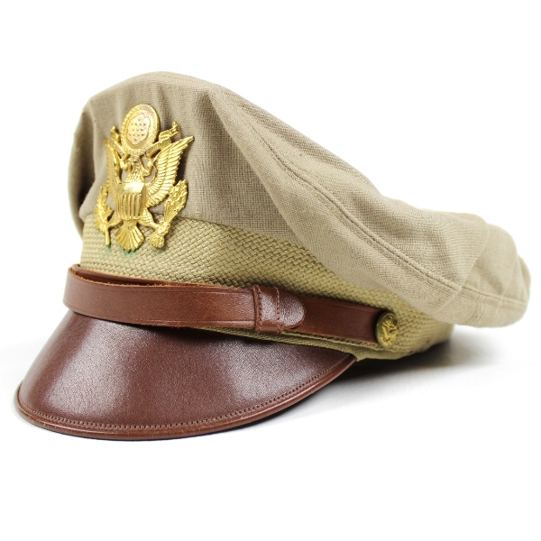 USAAF khaki Bancroft Flighter officers dress cap