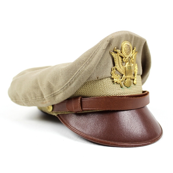 USAAF khaki Bancroft Flighter officers dress cap