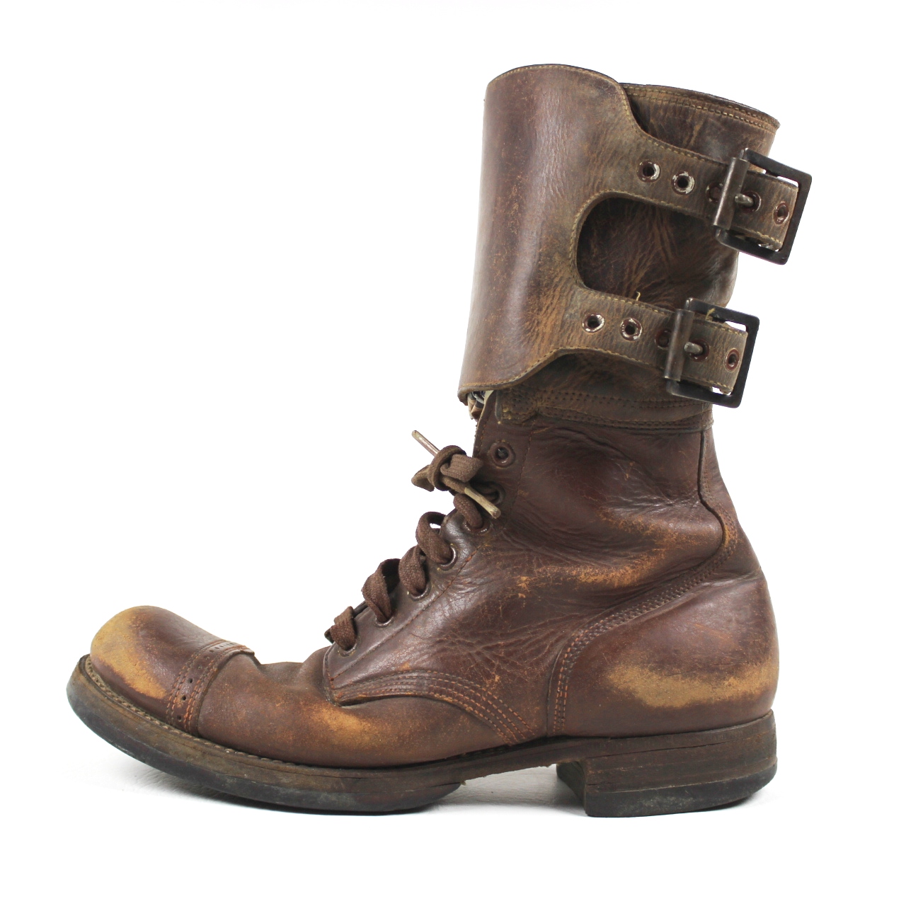 Early M43 double buckle boots w/ toe cap - 8 1/2 E