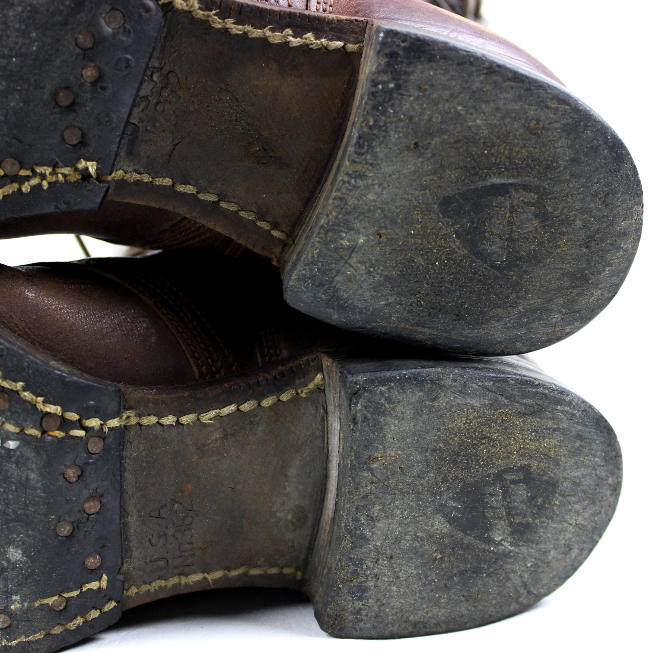 Early M43 double buckle boots w/ toe cap - 8 1/2 E