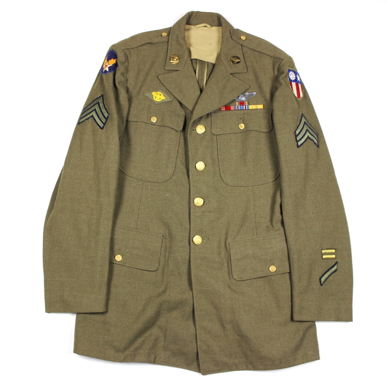 USAAF enlisted men 4-pocket dress jacket - CBI AF 