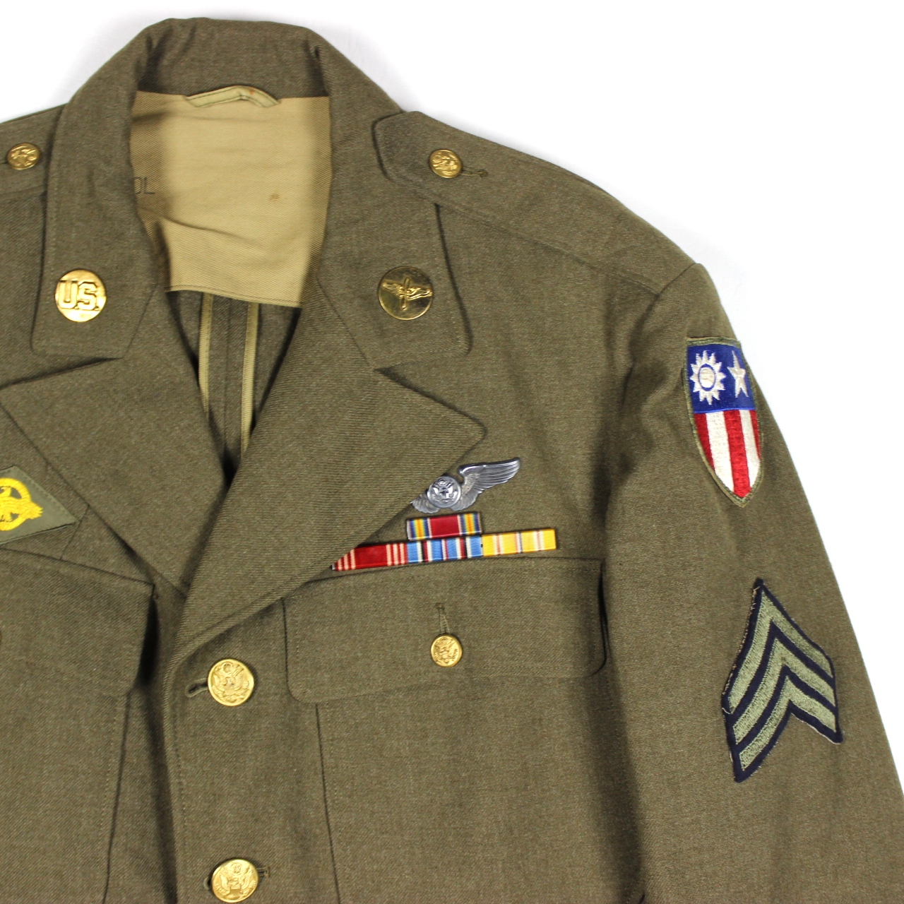 USAAF enlisted men 4-pocket dress jacket - CBI AF 