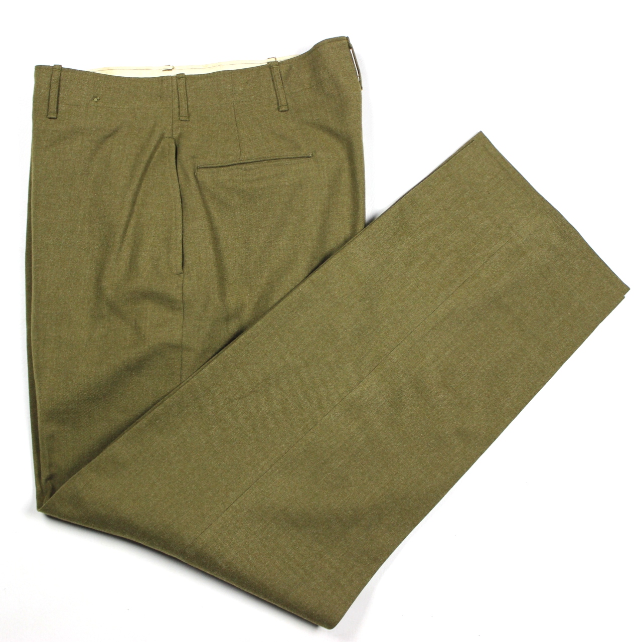 M1937 OD wool serge field trousers - W36 L34