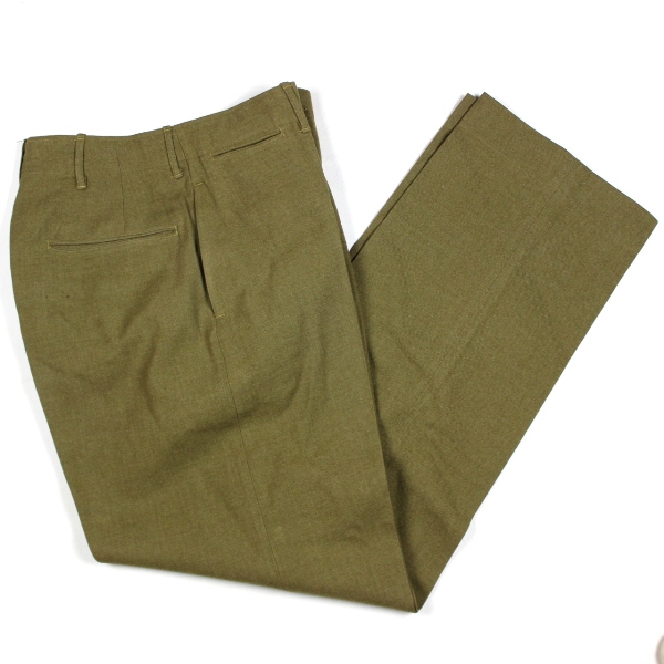 US Army M1937 OD Mustard field trousers - W33 L31