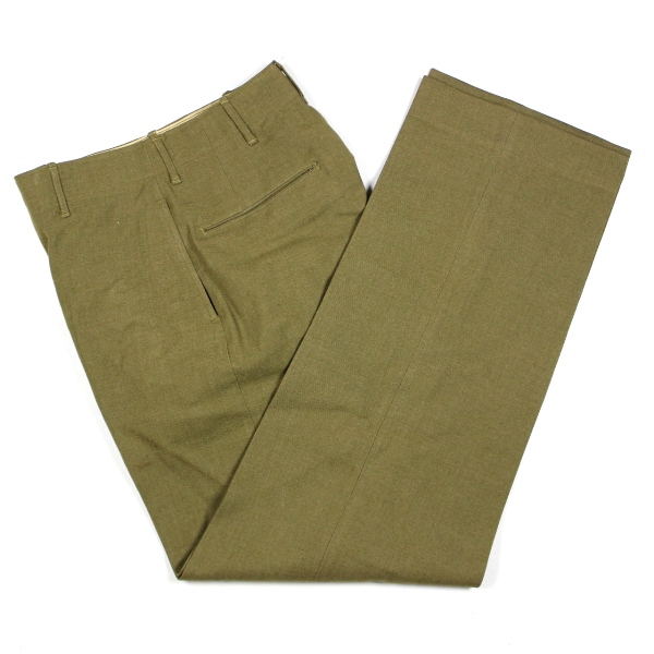 US Army M1937 OD Mustard field trousers - W33 L31