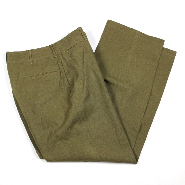 US Army M1937 OD Mustard field trousers - W33 L31