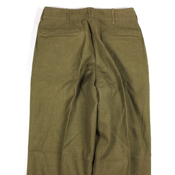 US Army M1937 OD Mustard field trousers - W33 L31