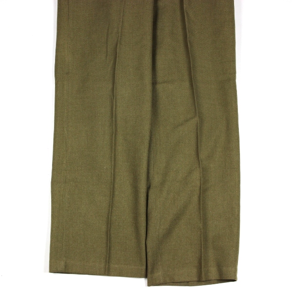 US Army M1937 OD Mustard field trousers - W33 L31