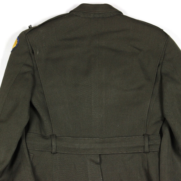 USAAF OD wool gabardine officers dress jacket - 8th AF British Made