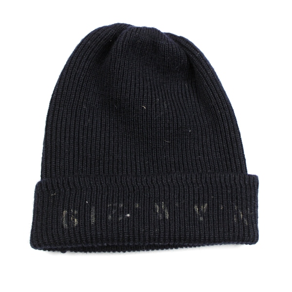 US Navy dark blue knitted wool watch cap