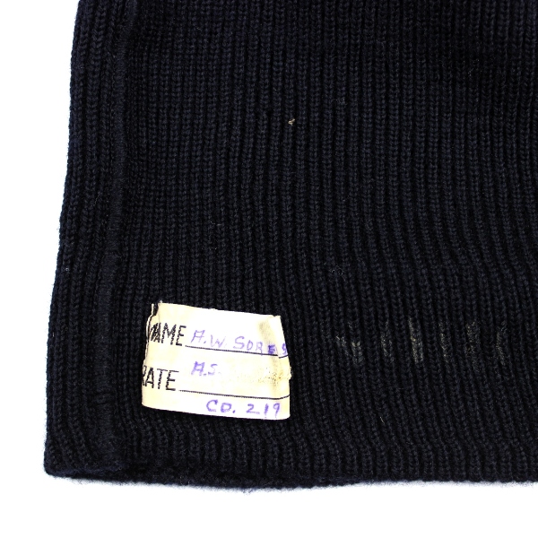 US Navy dark blue knitted wool watch cap