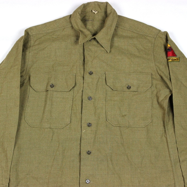 44th Collectors Avenue - US Army wool serge service shirt - 2nd