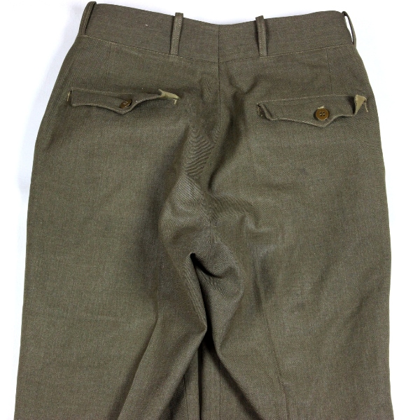 US Army officers OD wool trousers - British Made