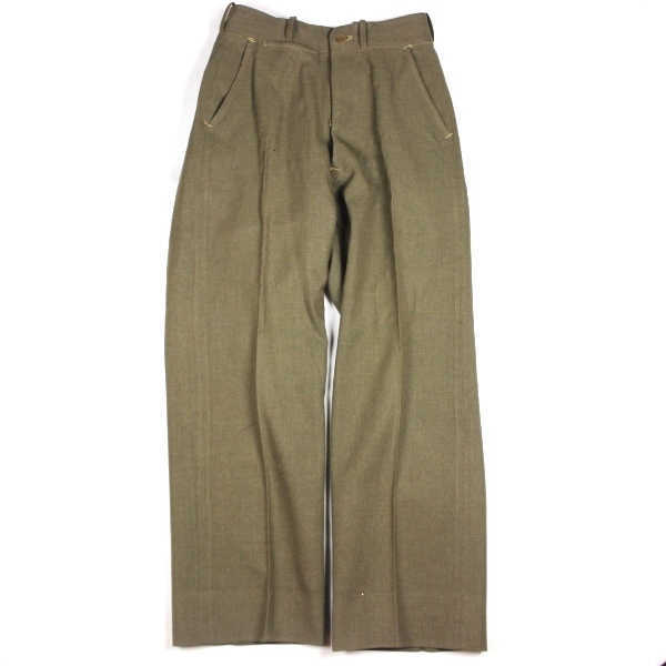 US Army officers OD wool trousers - British Made