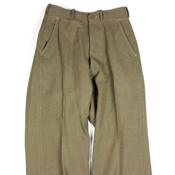 US Army officers OD wool trousers - British Made