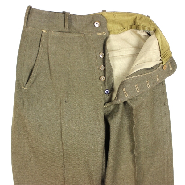 US Army officers OD wool trousers - British Made