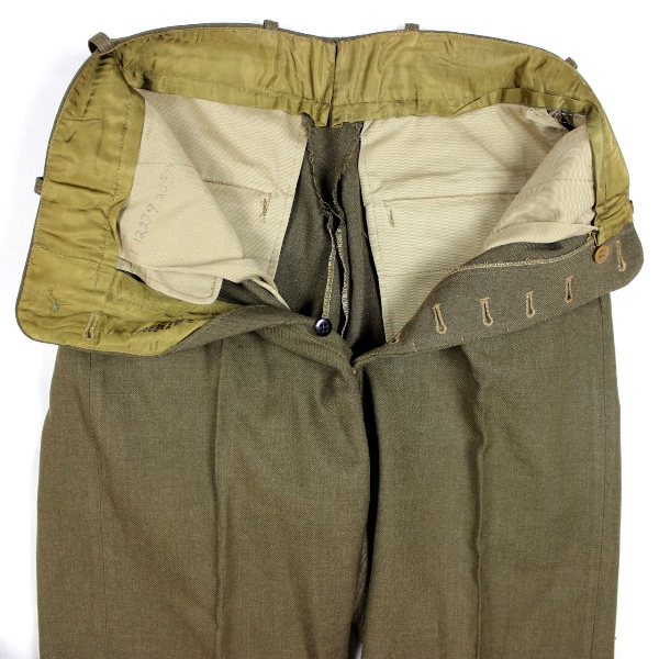 US Army officers OD wool trousers - British Made