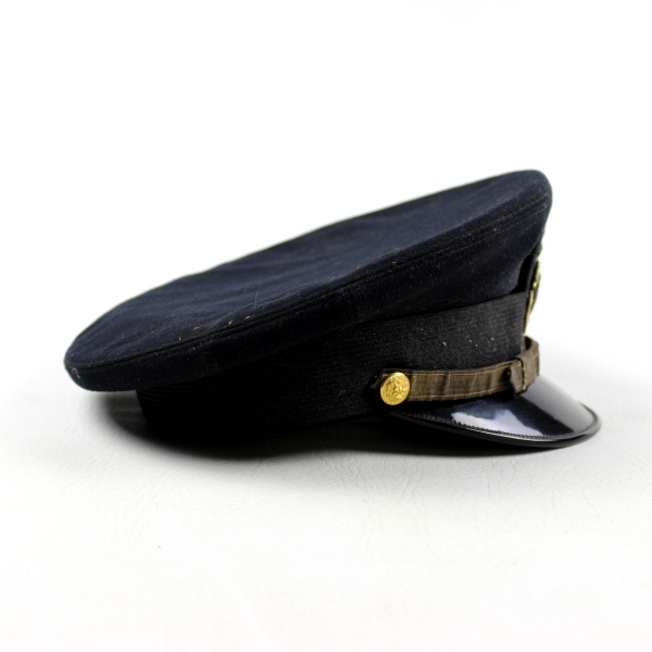 US Navy officer dress visor cap - Bancroft