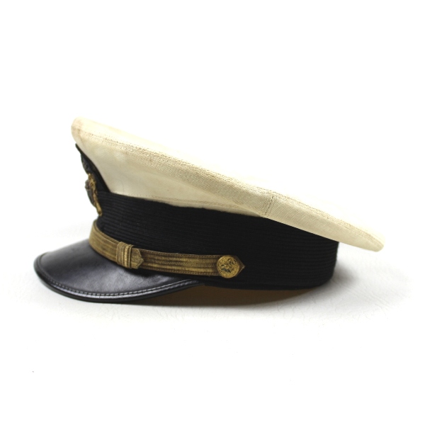 US Navy officer dress visor cap - Bullion insignia