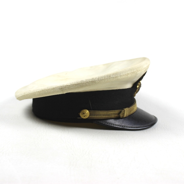 US Navy officer dress visor cap - Bullion insignia