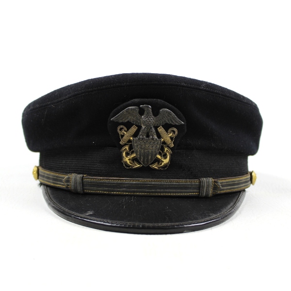 Pre-WWII US Navy officer dress visor cap