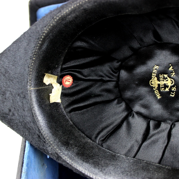 US Naval officer dress bicorn, epaulets, belt and cape