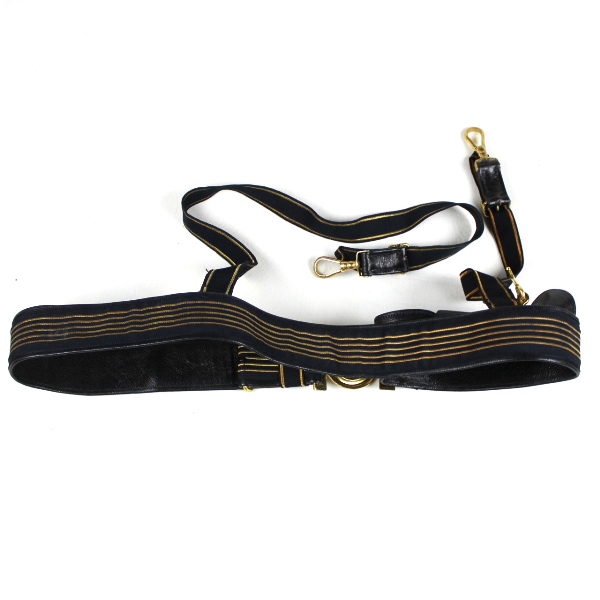 US Naval officer dress bicorn, epaulets, belt and cape