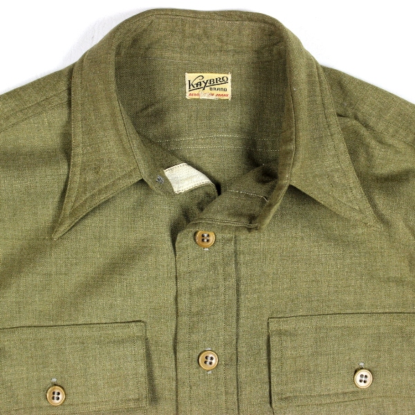 US Army wool flannel service shirt - 1st ID