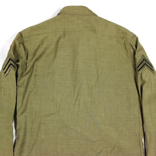 US Army wool flannel service shirt - 1st ID