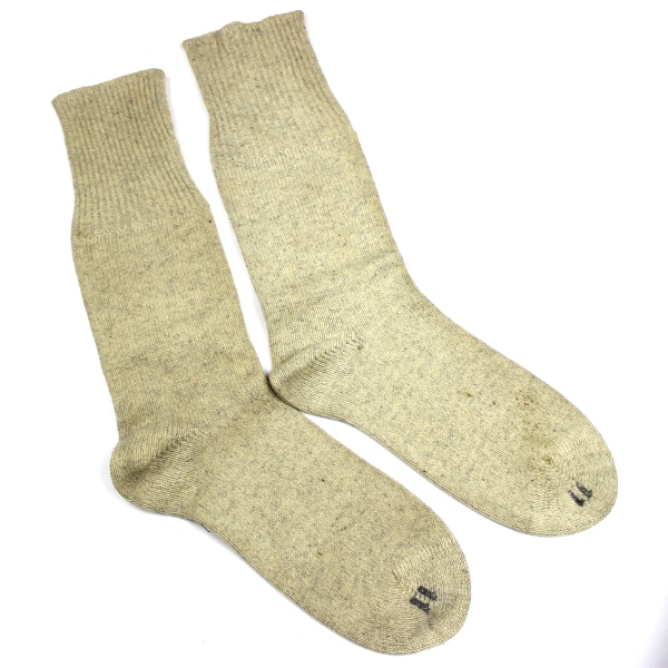 US Army white wool winter / ski socks - Size 11