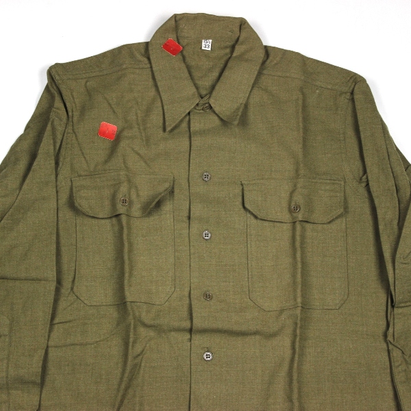 US Army wool flannel service shirt - 15 1/2 X 33 Mint