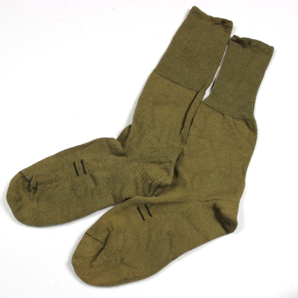 US Army OD wool cotton blend socks - Size 11