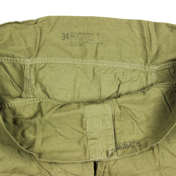 US Army OD cotton boxer shorts - Size 34 1945