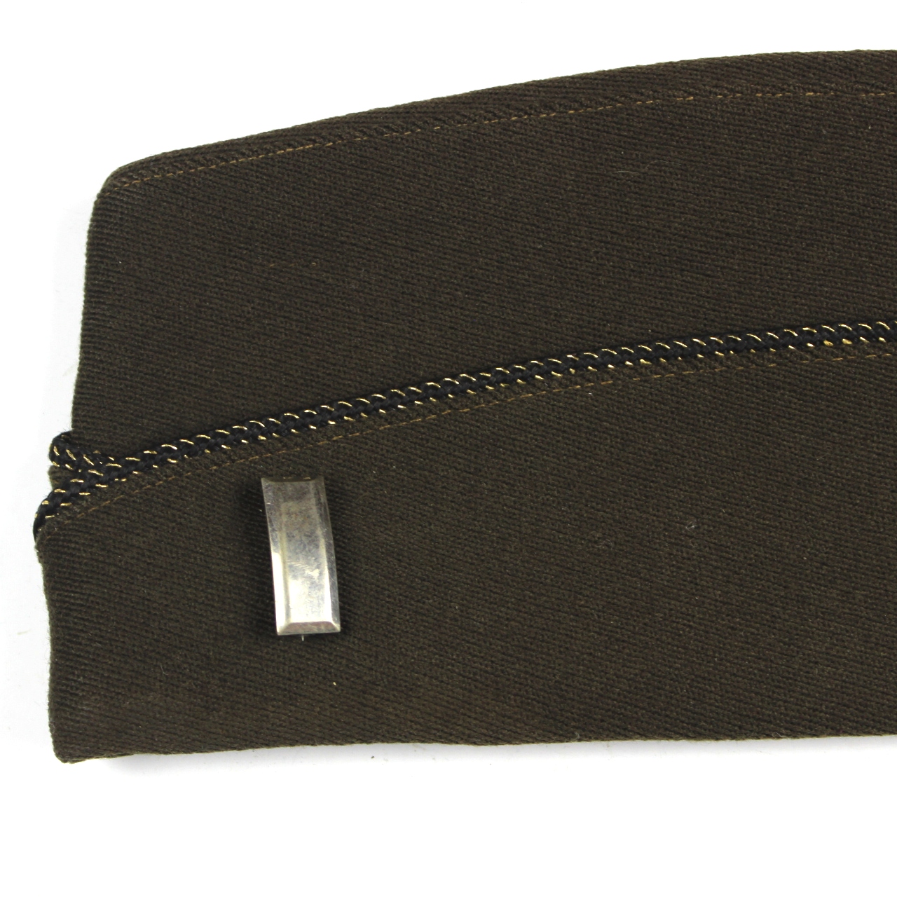 US Army officers OD wool gabardine garrison cap - Lt