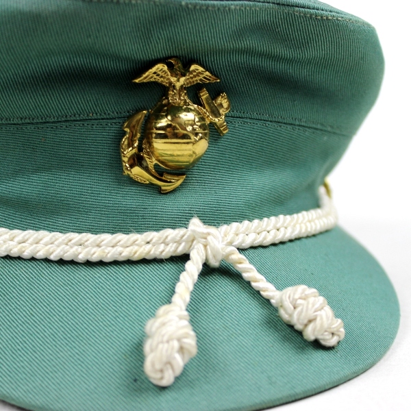 USMCWR mint green officer dress cap