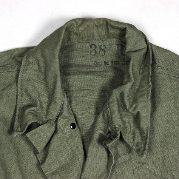 US Navy HBT fatigue jacket - 38R Mint