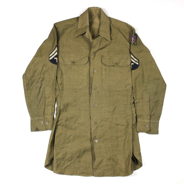 STUNNING Ike Jacket + uniform bag -71st Sig Svc Bn