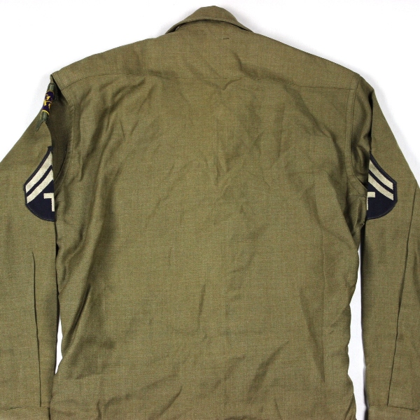 STUNNING Ike Jacket + uniform bag -71st Sig Svc Bn