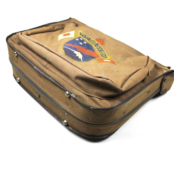 STUNNING Ike Jacket + uniform bag -71st Sig Svc Bn