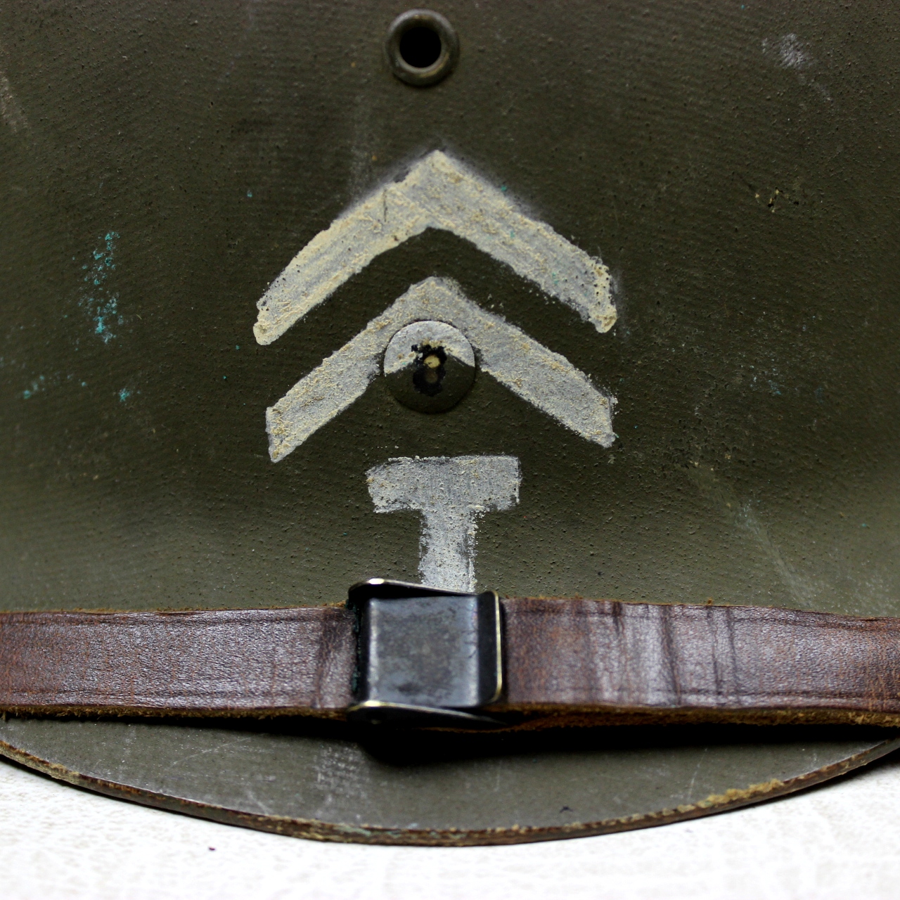 Front seam, fixed bales M1 helmet - T5 rank 